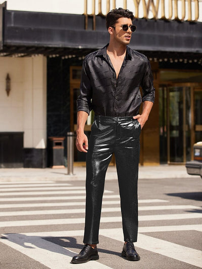 Metallic Shiny Party Pants (US Only) Pants coofandystore 