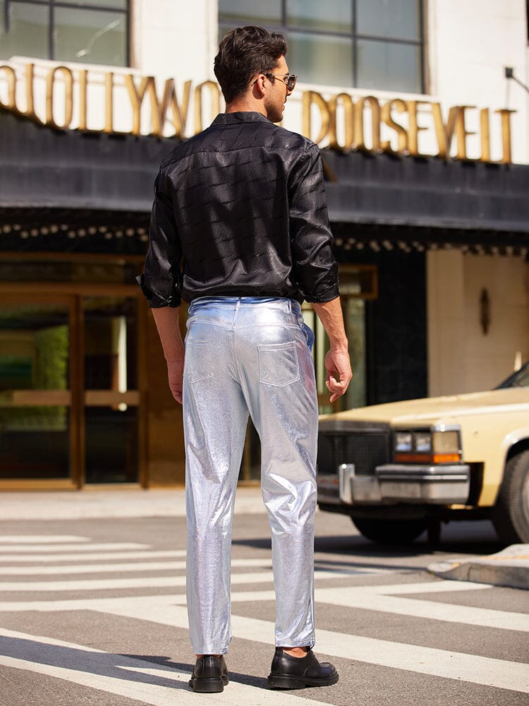 Metallic Shiny Party Pants (US Only) Pants coofandystore 