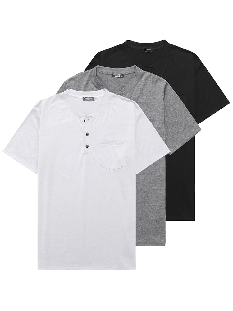 Classic Fit Cotton Shirts 3 Pack (US Only) Shirts coofandy 