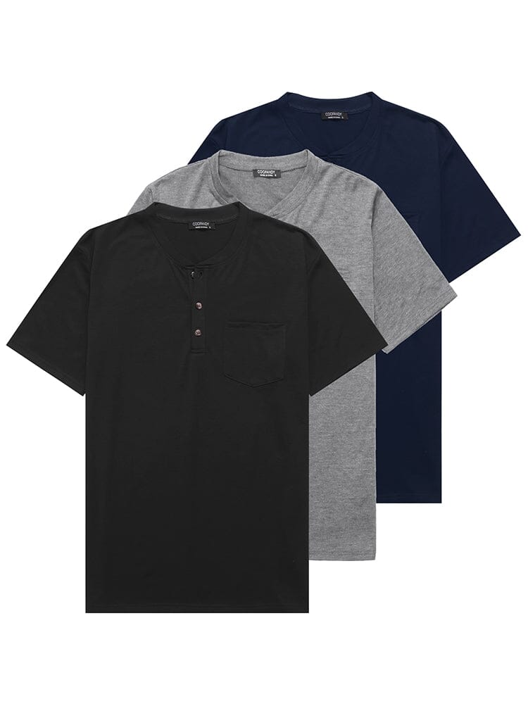 Classic Fit Cotton Shirts 3 Pack (US Only) Shirts coofandy 