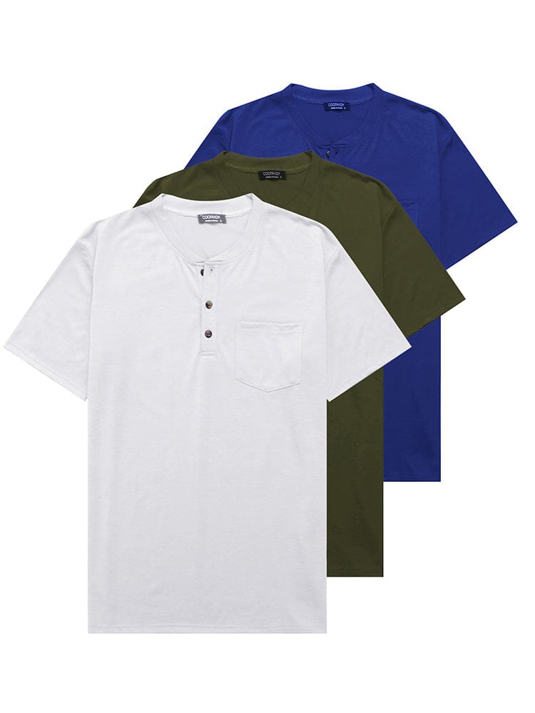 Classic Fit Cotton Shirts 3 Pack (US Only) Shirts coofandy 