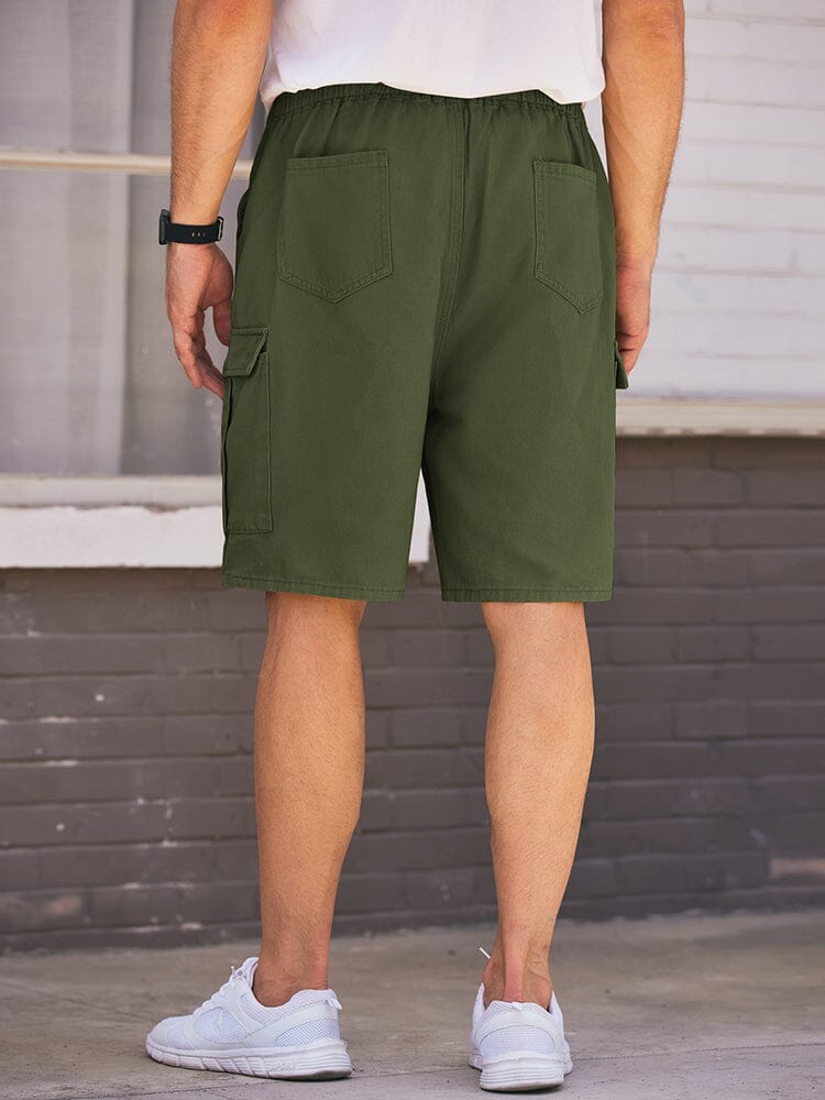 Casual Cotton Cargo Shorts (US Only) Shorts coofandy 