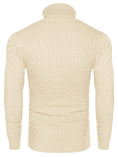 Casual Slim Fit Turtleneck Pullover Sweaters (US Only) Sweaters coofandystore 