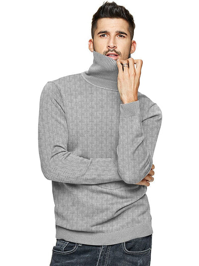 Casual Slim Fit Turtleneck Pullover Sweaters (US Only) Sweaters coofandystore 