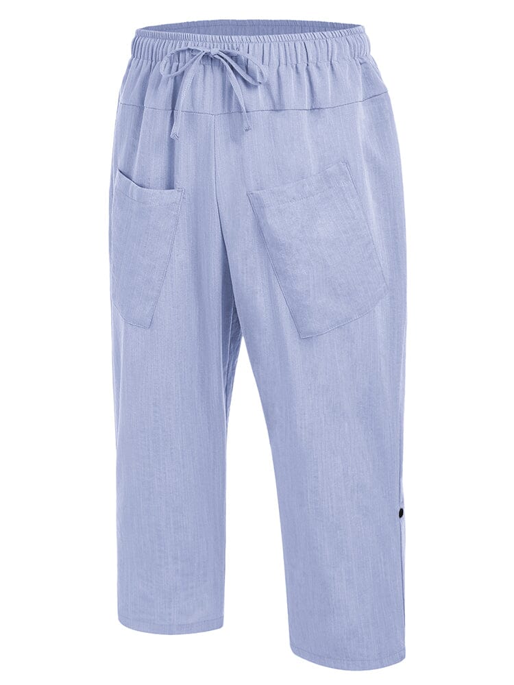 Linen Harem Beach Yoga Pants (US Only) Pants coofandy 