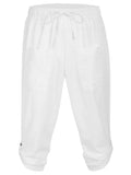 Linen Harem Beach Yoga Pants (US Only) Pants coofandy White S 