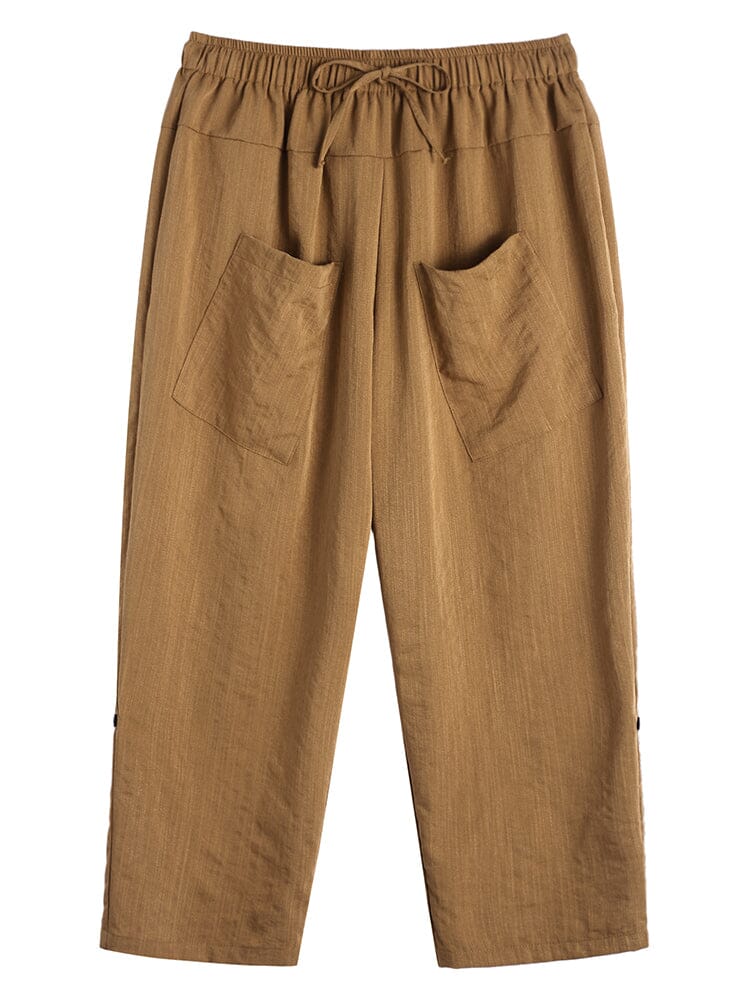 Linen Harem Beach Yoga Pants (US Only) Pants coofandy 
