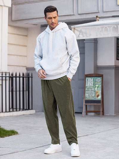 Casual Corduroy Harem Pants (US Only) Pants coofandy 