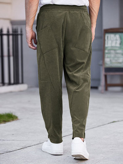 Casual Corduroy Harem Pants (US Only) Pants coofandy 