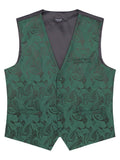 Paisley Vest Tux Set (US Only) Vest coofandy 