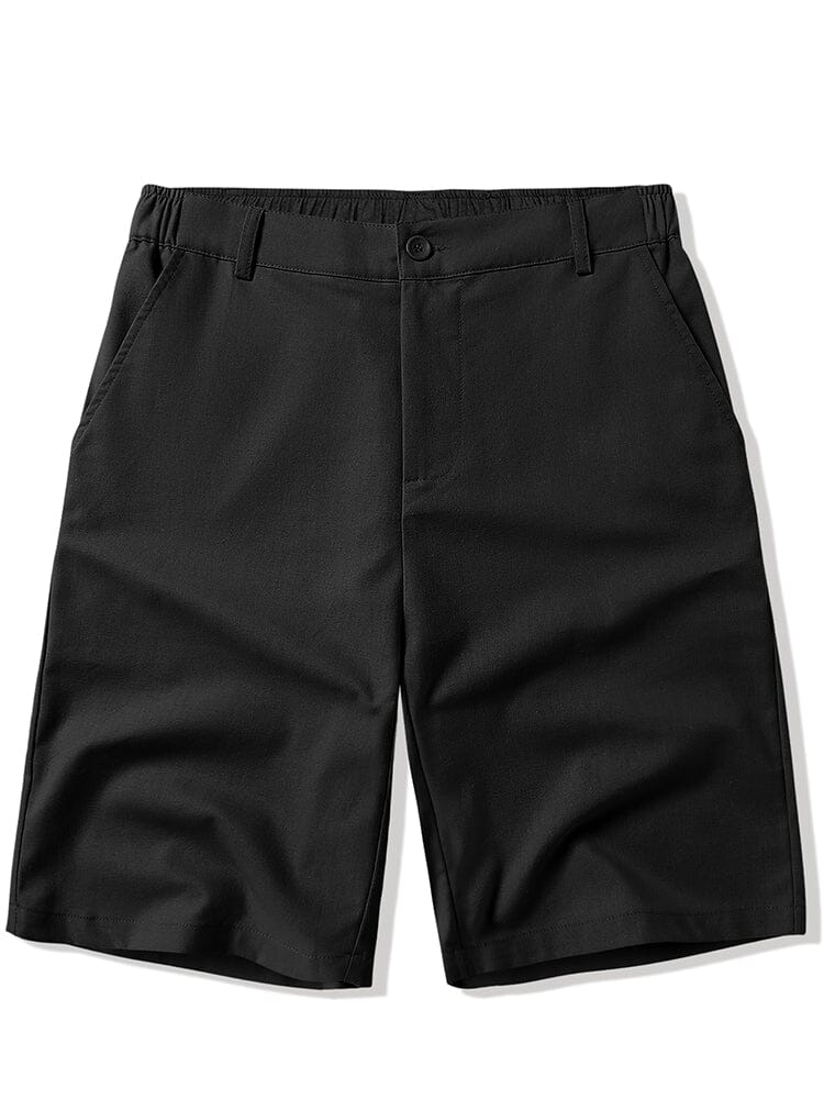 Casual Straight Fit Summer Shorts (US Only) Shorts coofandy Black S 