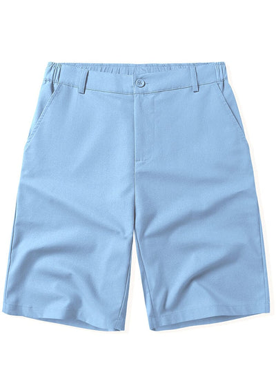 Casual Straight Fit Summer Shorts (US Only) Shorts coofandy Clear Blue S 