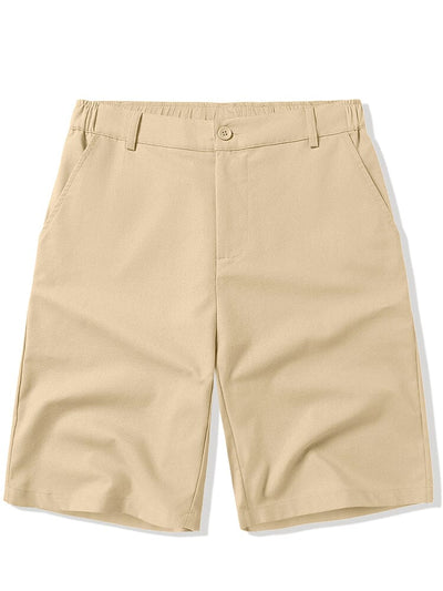 Casual Straight Fit Summer Shorts (US Only) Shorts coofandy Khaki S 