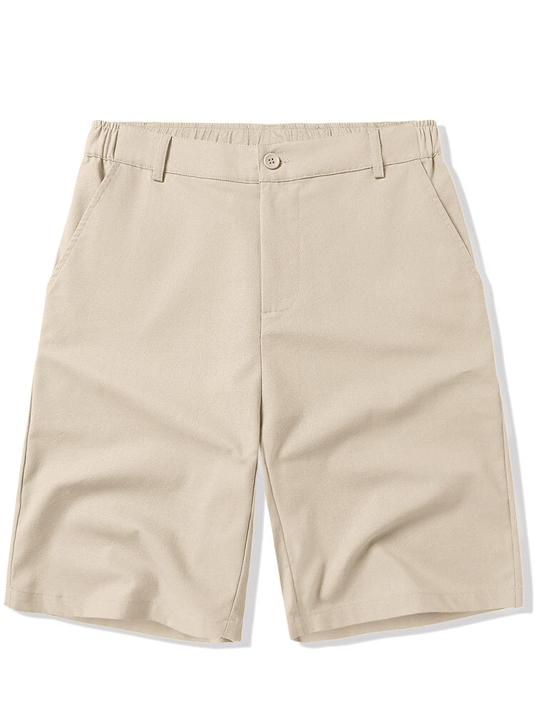 Casual Straight Fit Summer Shorts (US Only) Shorts coofandy Beige S 