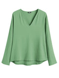 Casual Comfort V-Neck Beach Tops (US Only) Shirts coofandy 