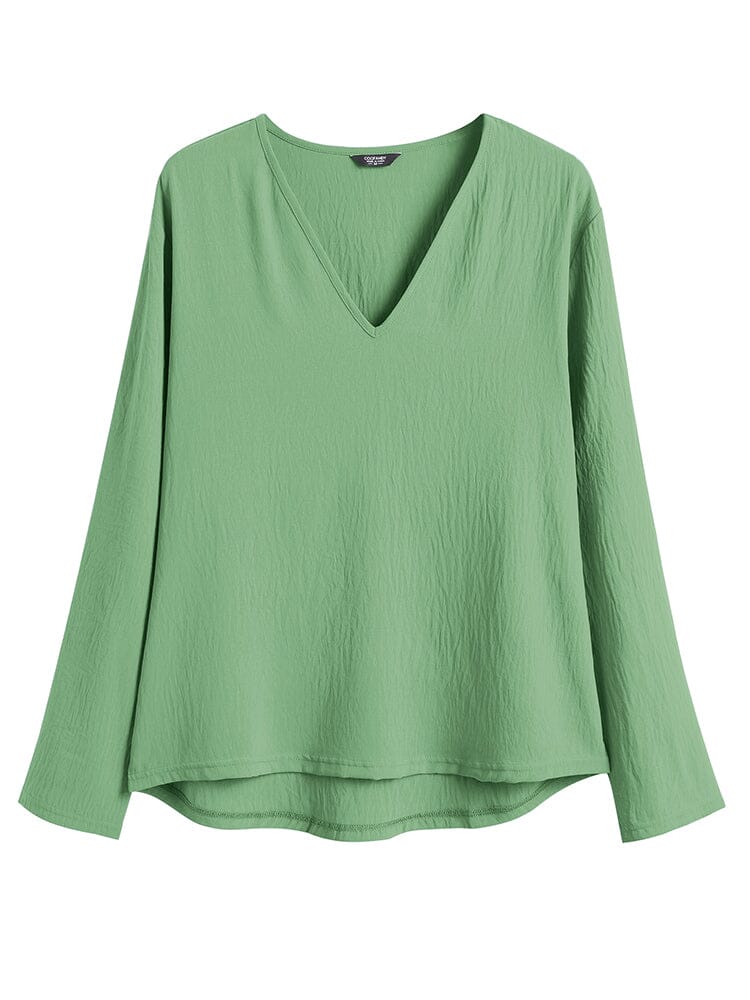 Casual Comfort V-Neck Beach Tops (US Only) Shirts coofandy 