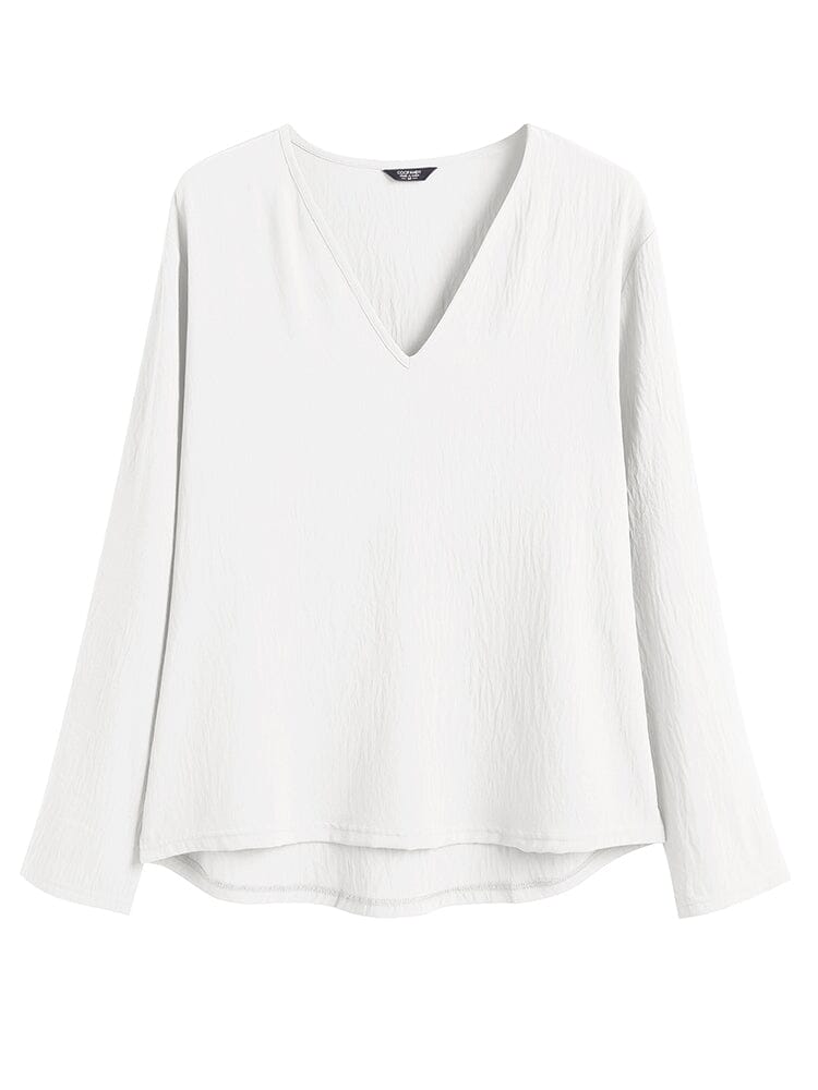Casual Comfort V-Neck Beach Tops (US Only) Shirts coofandy 