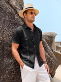 Casual Linen Cuban Shirts (US Only) Shirts coofandystore 