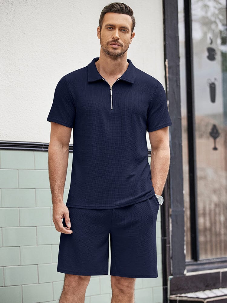 Casual 2 Piece Polo Set (US Only) Sets coofandy 