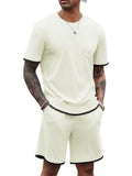 Athletic Gym Short Sleeve Sport Set (Us Only) Sports Set Coofandy&