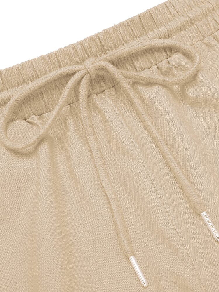 Casual Breathable Linen Shirt Sets (US Only) Sets coofandy 