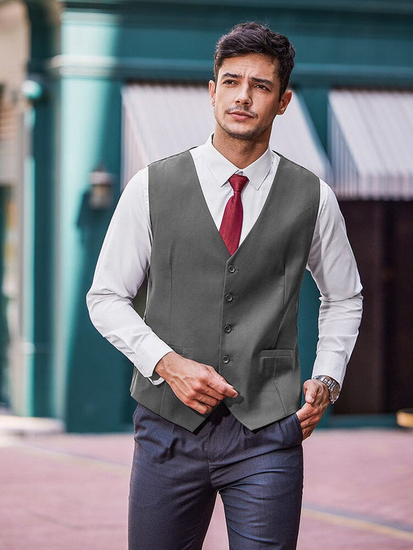 Casual Slim Fit Suit Vest (US Only) Vest coofandy 