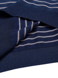 Casual Stripe Knit Polo Shirt (US Only) Shirts & Polos coofandy 