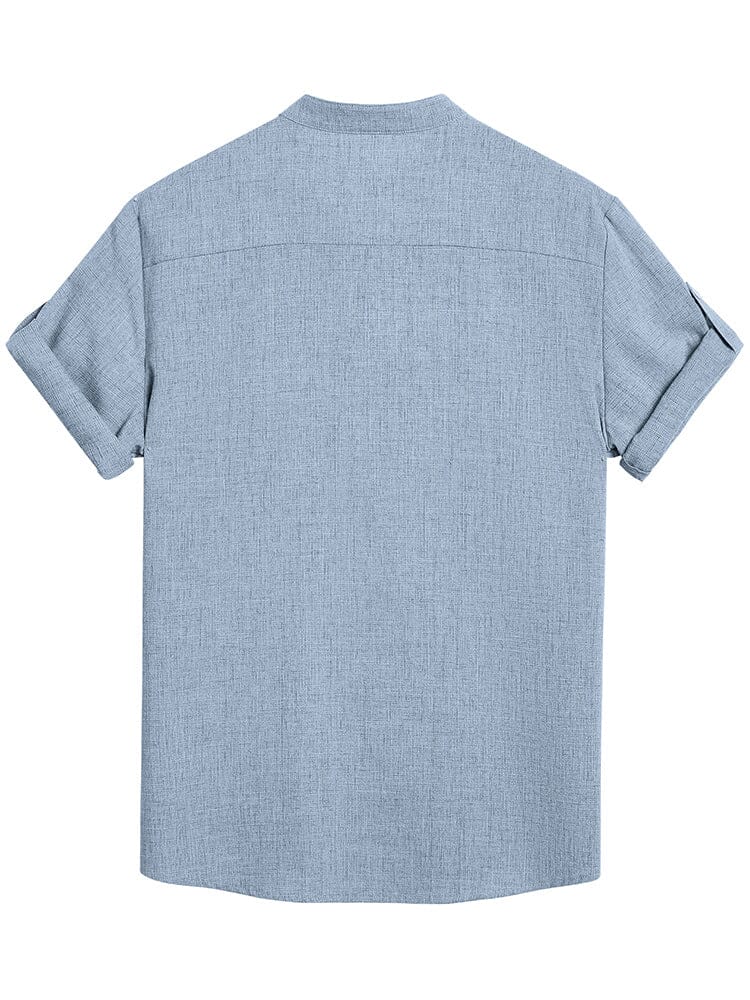 Summer Essential Linen Henley Shirt (US Only) Shirts coofandy 