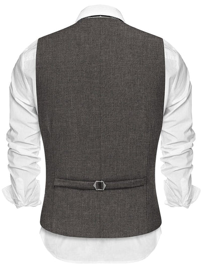 Lightweight Double Breasted Suit Vest (US Only) Vest coofandy 