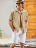 Casual Linen Relaxed Fit Shirt (US Only) Shirts coofandy 