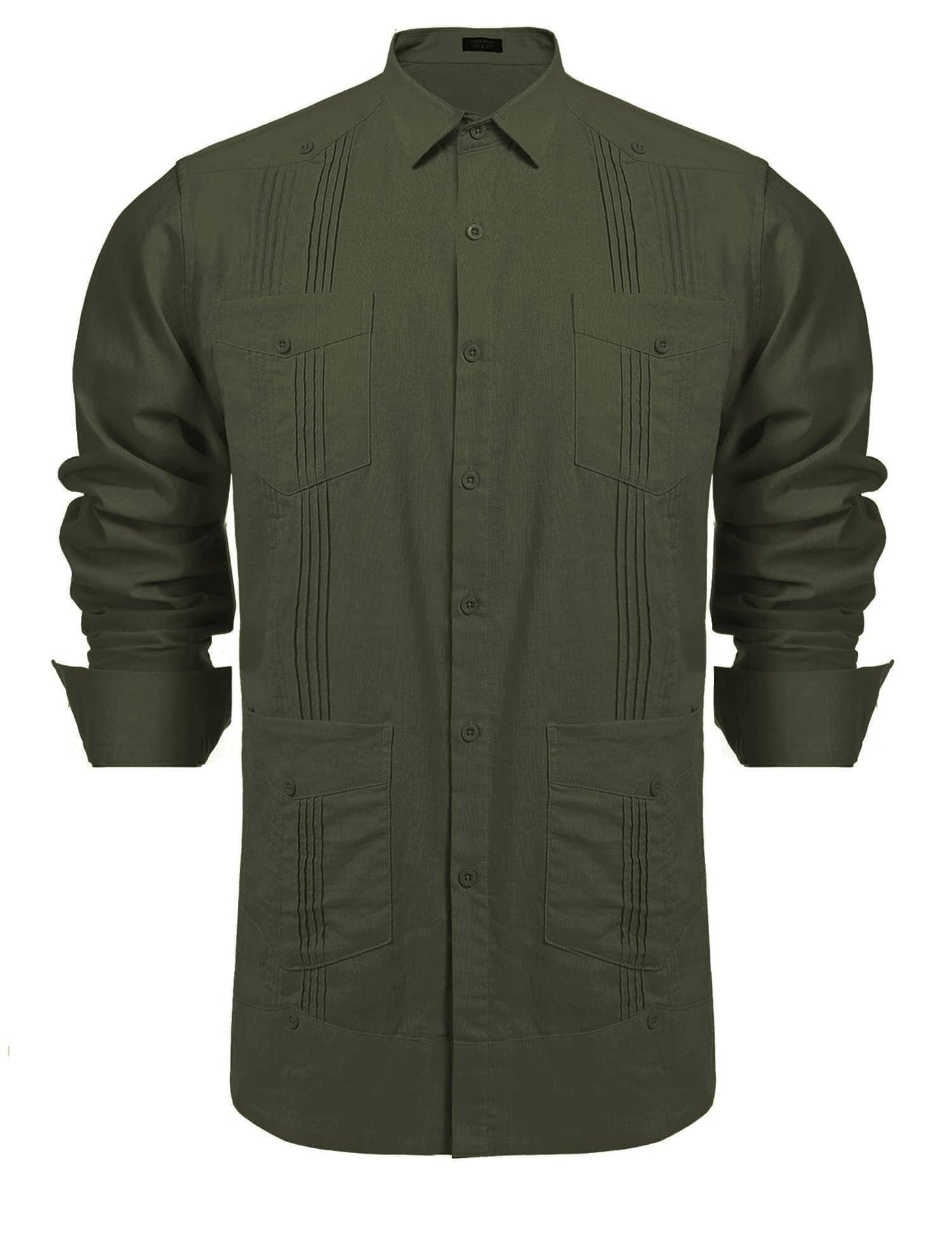 Coofandy Cotton Style Pocket Shirt (US Only) Shirts coofandy 