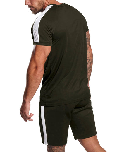 Coofandy 2 Pieces Workout Gym Wear (US Only) Sports Set coofandy 