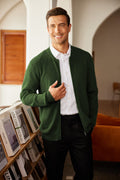 Full Zip Slim Fit Stylish Knitted Cardigan Sweater with Pockets (US Only) Sweaters COOFANDY Store 