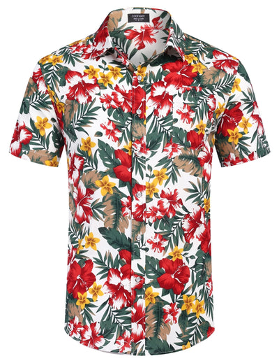 Coofandy Hawaiian Floral Shirts (US Only) Shirts coofandy 