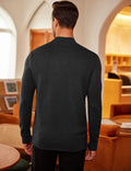 Twisted Stand Collar Knitted Pullover Sweater (US Only) Sweaters coofandy 