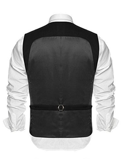 Double Breasted Dress Vest (US Local) Vest coofandy 