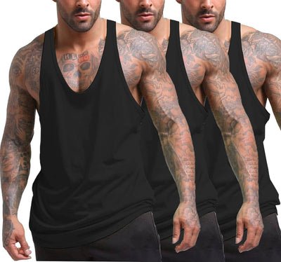 Coofandy Men's 3 Pack Tank Tops (US Only) Tank Tops coofandy 