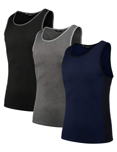 Coofandy 3 Pack Workout Tank Top (US Only) Tank Tops coofandy 