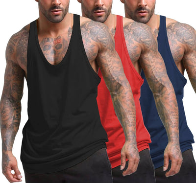 Coofandy Men's 3 Pack Tank Tops (US Only) Tank Tops coofandy 