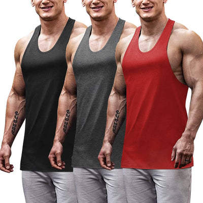 Coofandy Men's 3 Pack Tank Tops (US Only) Tank Tops coofandy 