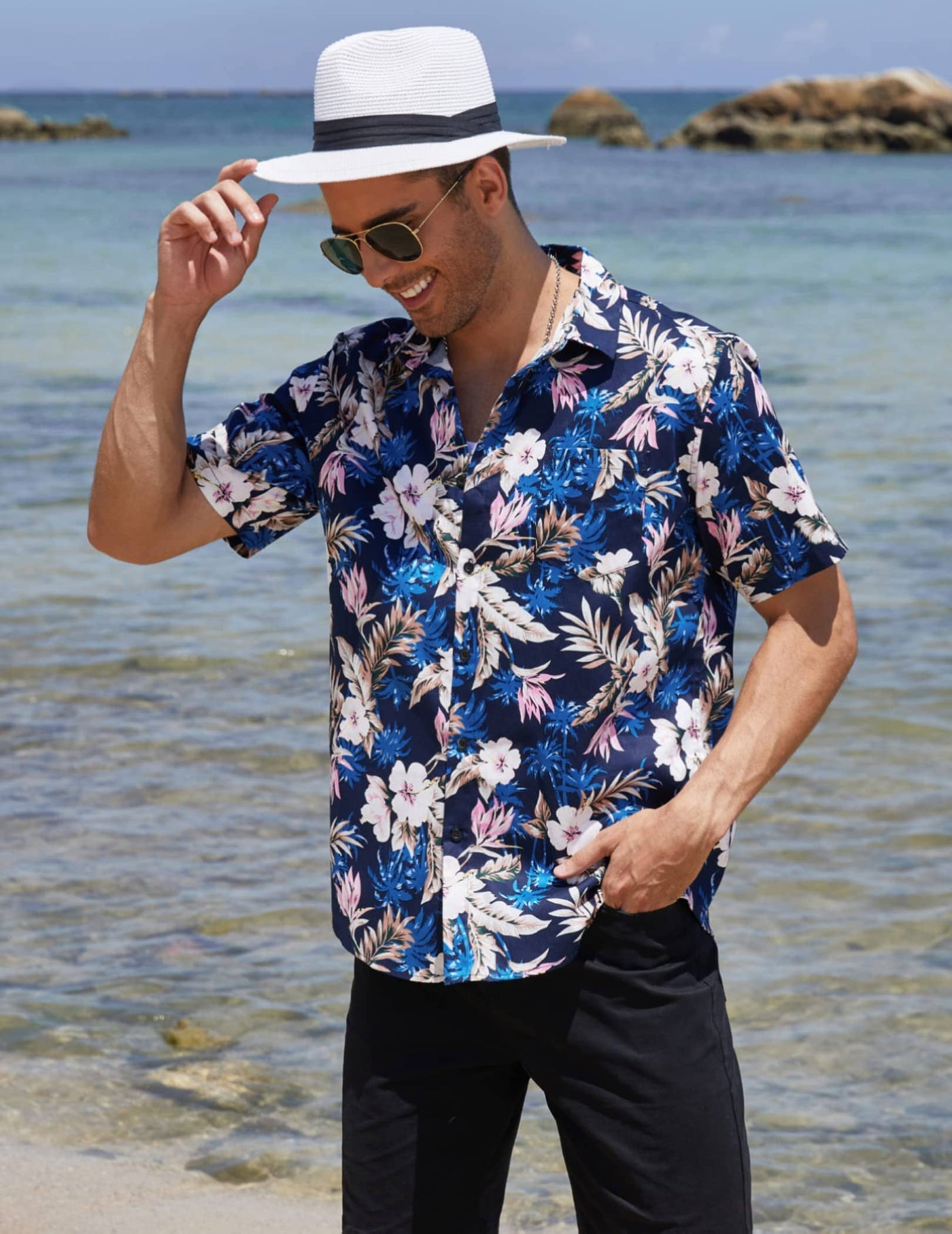 Coofandy Hawaiian Aloha Shirt (US Only) Shirts coofandy 