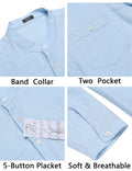 Coofandy Henley Cotton Beach Shirts (US Only) Shirts coofandy 