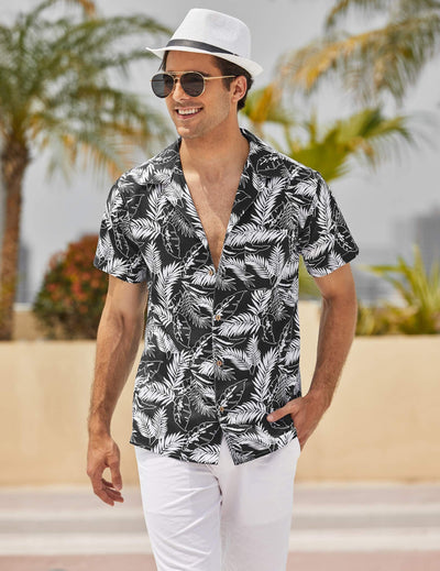 Coofandy Hawaiian Floral Beach Shirts (US Only) Shirts coofandy 