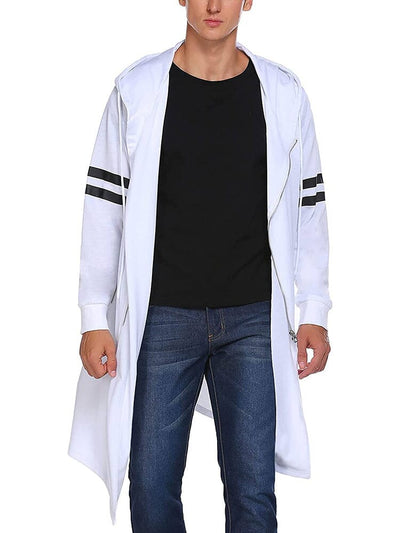 Long Outwear Sweatshirt (US Only) Coat COOFANDY Store White S 