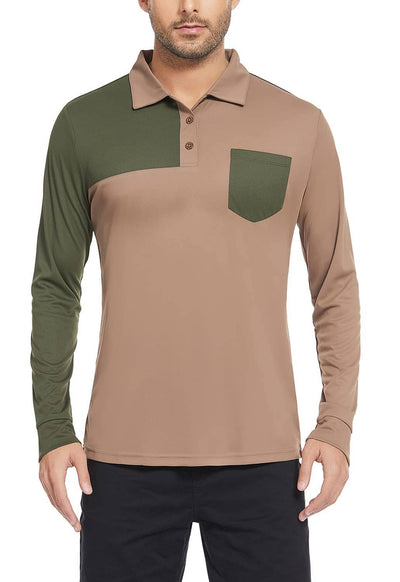 Coofandy Lightweight Casual Polo Shirt (US Only) Polos coofandy Coffee S 
