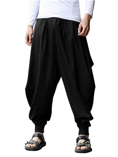 Hippie Harem Pants (US Only) Pants coofandy Black S 