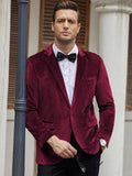 Luxury Velvet Blazer Jacket (US Only) Blazer coofandy 