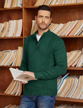 Twisted Stand Collar Knitted Pullover Sweater (US Only) Sweaters coofandy 