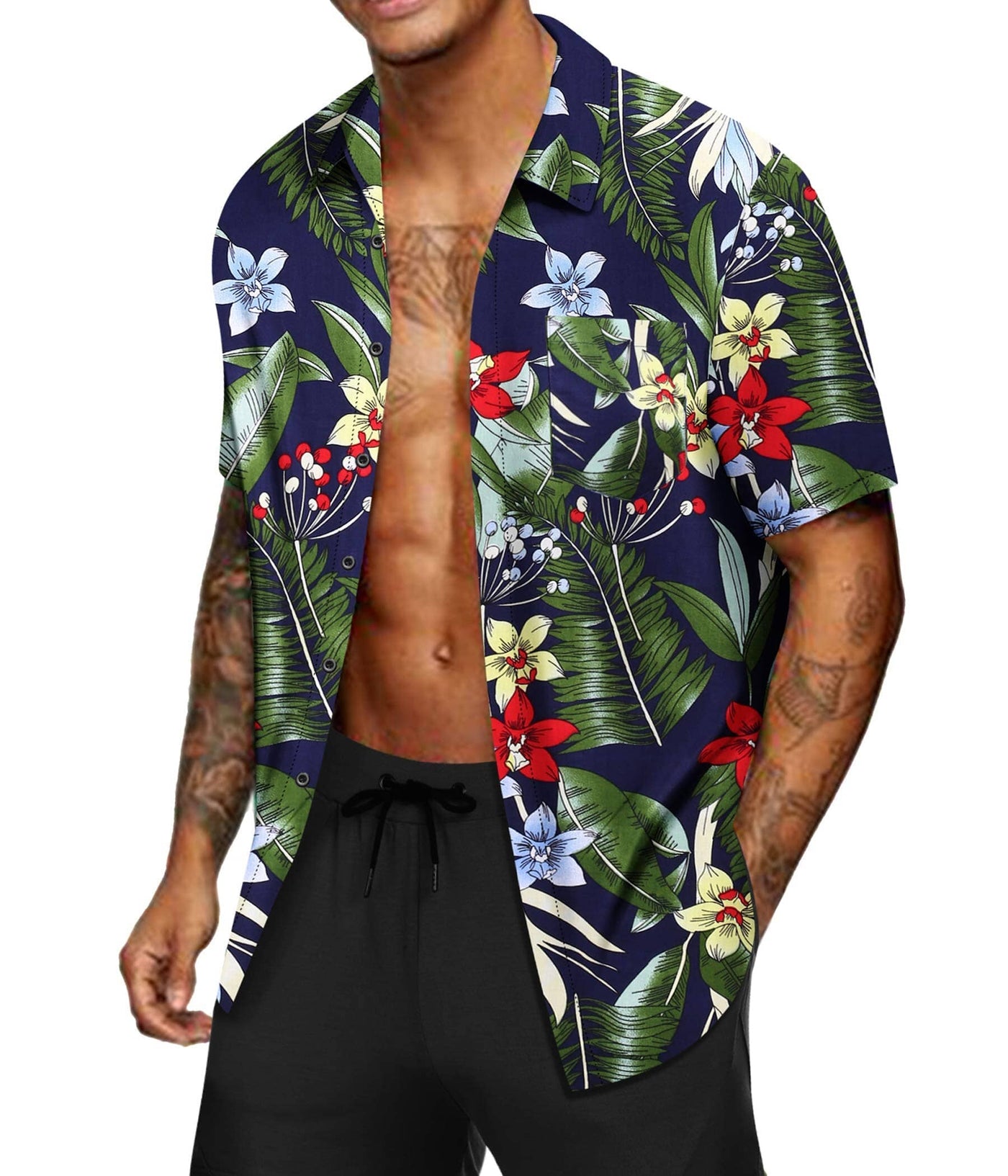 Coofandy Hawaiian Aloha Shirt (US Only) Shirts coofandy 