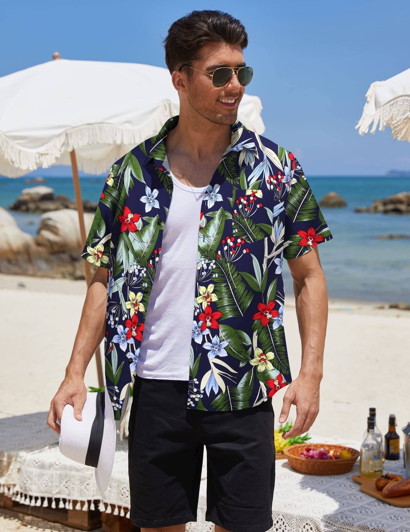 Coofandy Hawaiian Aloha Shirt (US Only) Shirts coofandy 